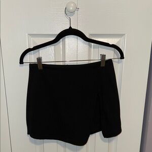 Black Mini Pencil Skort